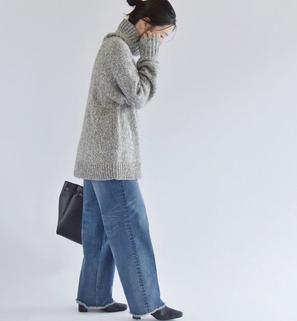 quaranciel「quaranciel:〈洗濯機可能〉ハンサム テーパード デニム パンツ」|デニム|