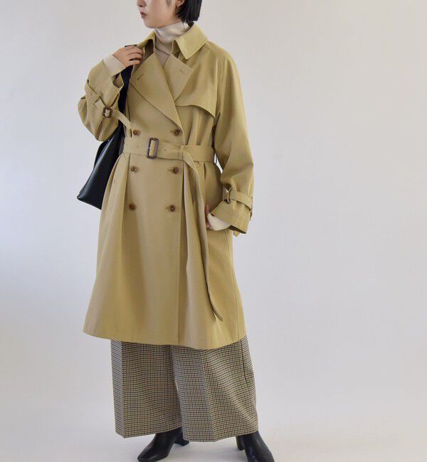 quaranciel「quaranciel:〈洗濯機可能〉ハンサム トレンチ コート」|トレンチコート|