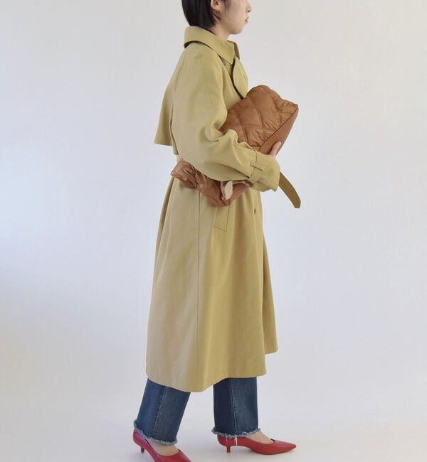quaranciel「quaranciel:〈洗濯機可能〉ハンサム トレンチ コート」|トレンチコート|