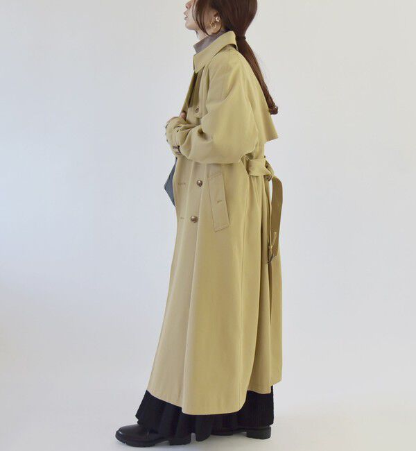 quaranciel「quaranciel:〈洗濯機可能〉ハンサム トレンチ コート」|トレンチコート|