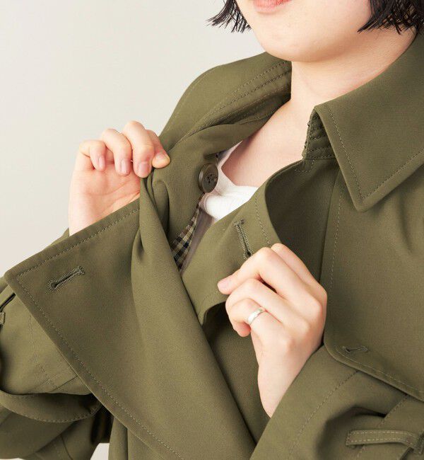 quaranciel「quaranciel:〈洗濯機可能〉ハンサム トレンチ コート」|トレンチコート|