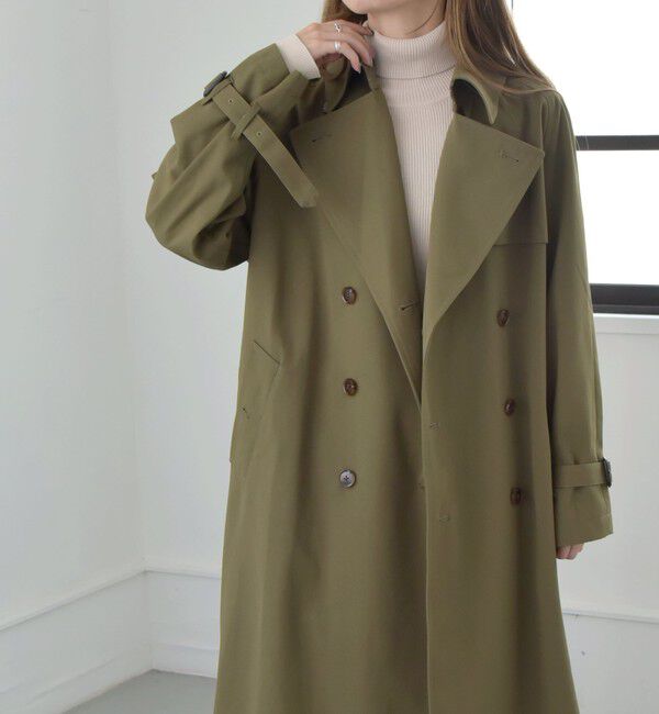 quaranciel「quaranciel:〈洗濯機可能〉ハンサム トレンチ コート」|トレンチコート|