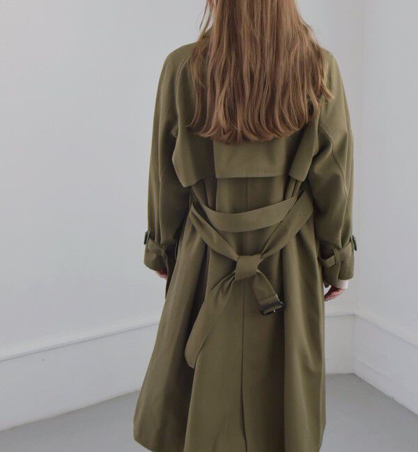 quaranciel「quaranciel:〈洗濯機可能〉ハンサム トレンチ コート」|トレンチコート|