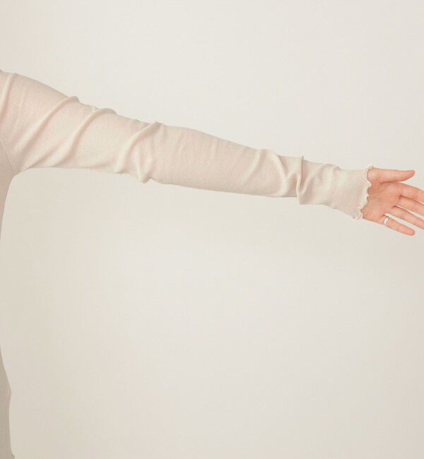 quaranciel「quaranciel:〈洗濯機可能〉 デリケート リブ シアー タートルネック」|Tシャツ・カットソー|