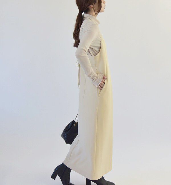 quaranciel「quaranciel:〈洗濯機可能〉 デリケート リブ シアー タートルネック」|Tシャツ・カットソー|