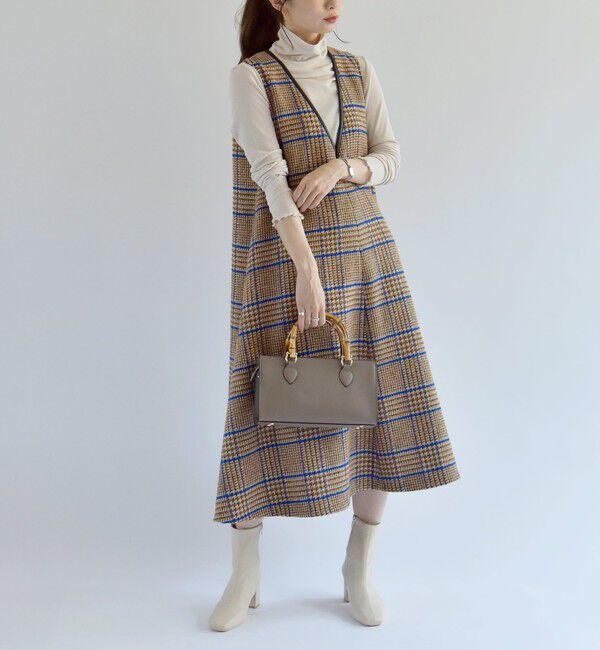 quaranciel「quaranciel:〈洗濯機可能〉 デリケート リブ シアー タートルネック」|Tシャツ・カットソー|