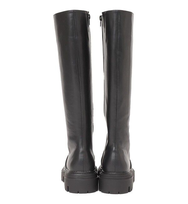 SHIPS any「【SHIPS any別注】eblouna: トラックソール ロング ブーツ」|ロングブーツ|