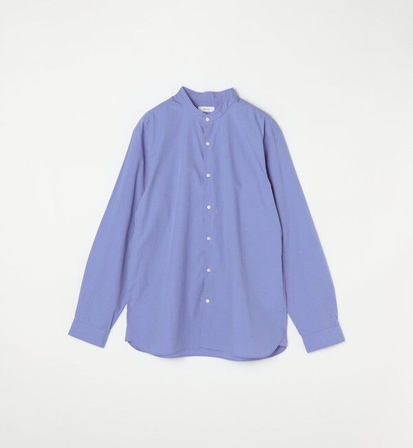 SHIPS any「SHIPS any: ストライプ / ソリッド リラックス バンドカラー シャツ 25AW◇」|シャツ・ブラウス|