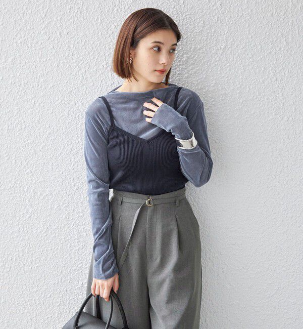 SHIPS for women「【SHIPS別注】ANNUAL:ニット ビスチェ ◇」|ニット・セーター|