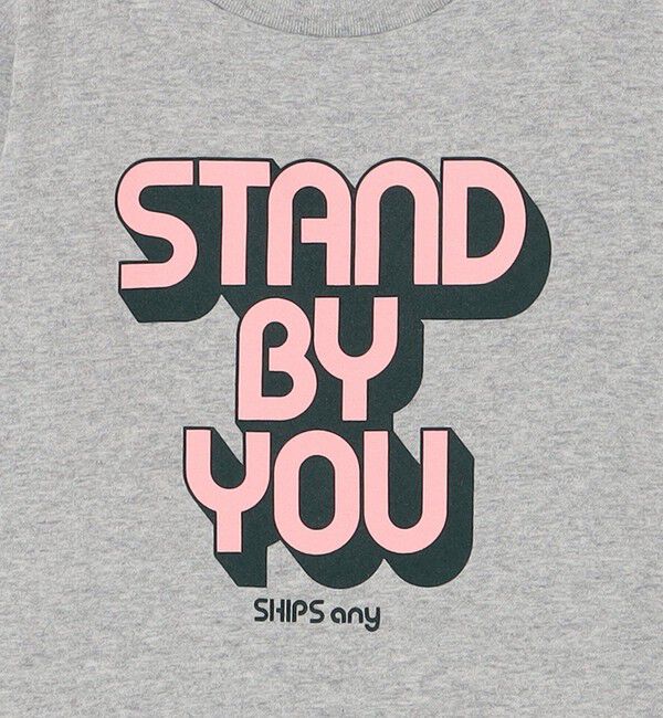 SHIPS any「SHIPS any: タイポグラフィー プリント ロンT<KIDS>◇」|Tシャツ・カットソー|