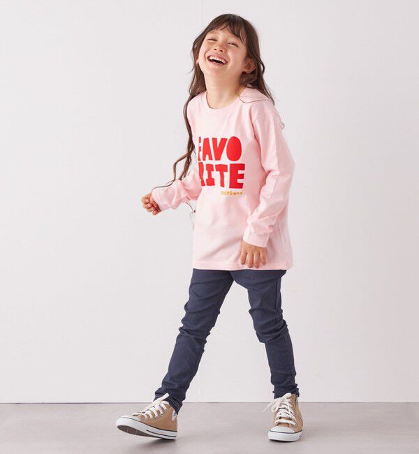 SHIPS any「SHIPS any: タイポグラフィー プリント ロンT<KIDS>◇」|Tシャツ・カットソー|