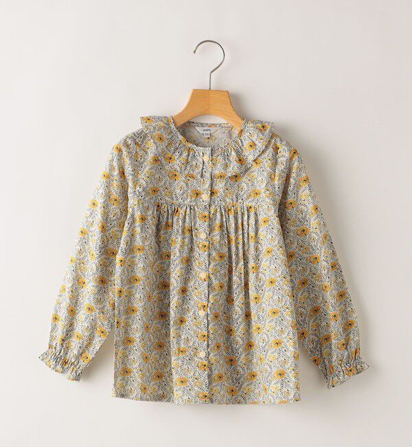 SHIPS KIDS「SHIPS KIDS:140～150cm / リバティ 長袖 ブラウス」|シャツ・ブラウス|