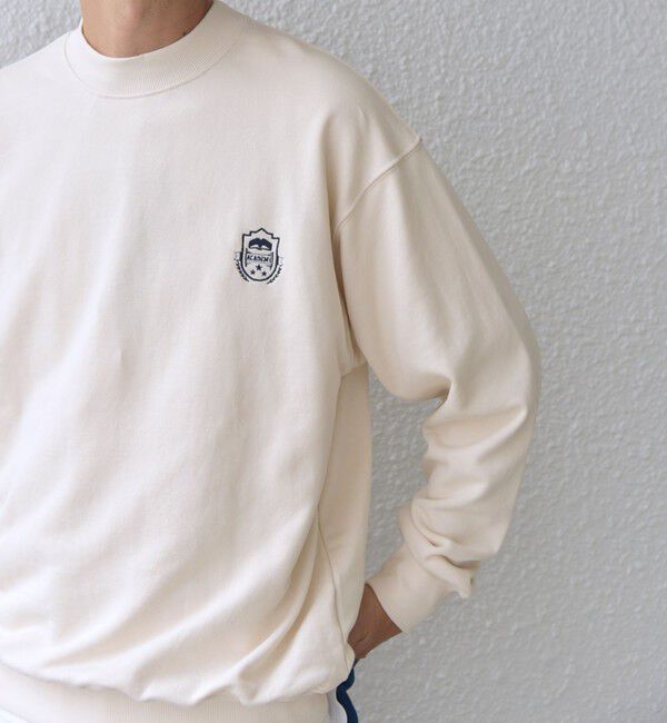 SHIPS any「【WEB限定】SHIPS any: アイビーライク ワンポイント 刺繍 ロゴ スウェット 24FW◇」|スウェット・ジャージ|