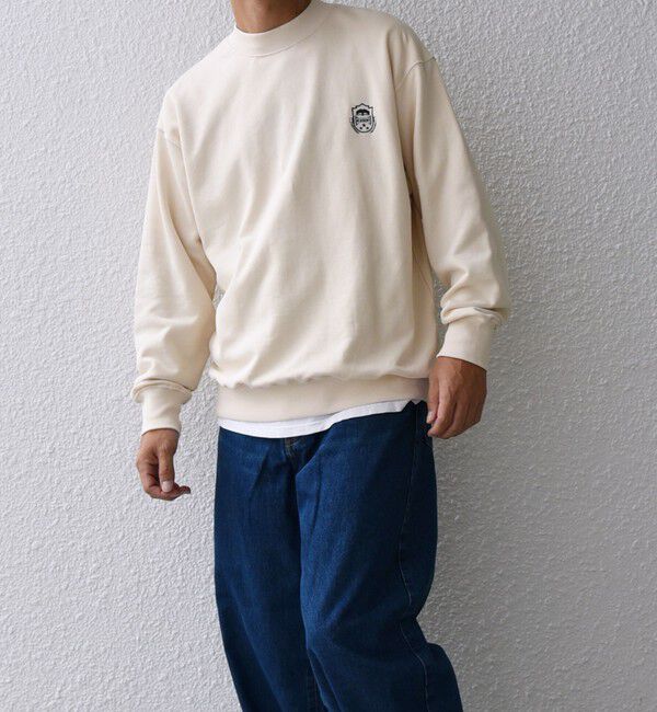 SHIPS any「【WEB限定】SHIPS any: アイビーライク ワンポイント 刺繍 ロゴ スウェット 24FW◇」|スウェット・ジャージ|