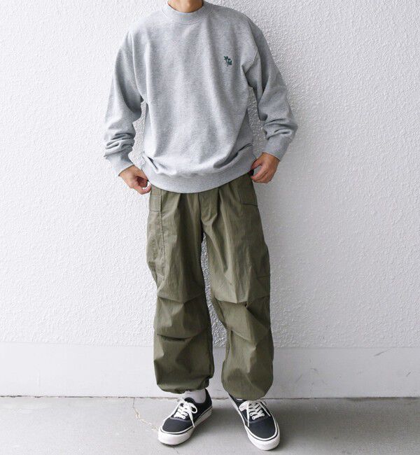 SHIPS any「【WEB限定】SHIPS any: アイビーライク ワンポイント 刺繍 ロゴ スウェット 24FW◇」|スウェット・ジャージ|