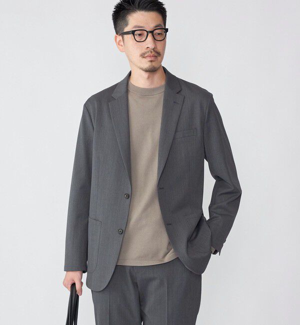 SHIPS「SHIPS: 〈セットアップ対応・手洗い可能〉スーパー140 2ボタン テーラードジャケット」|テーラードジャケット|