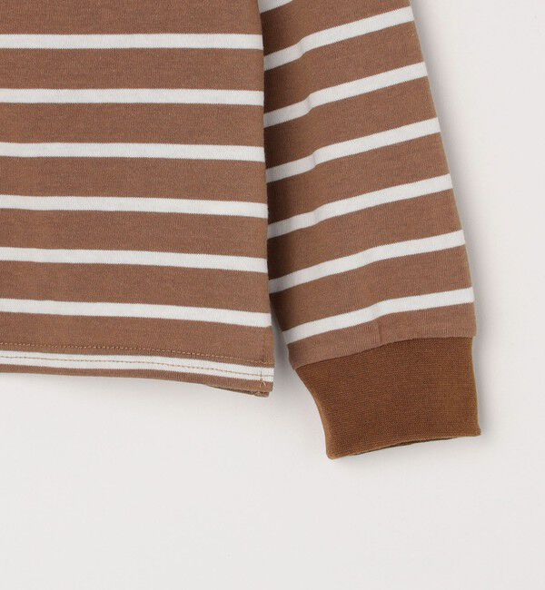 SHIPS any「SHIPS any: リンガーネック ボーダー 長袖 ポケット Tシャツ<KIDS>」|Tシャツ・カットソー|