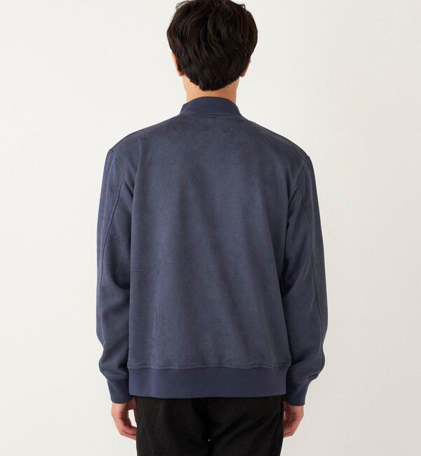 SHIPS Colors 「SHIPS Colors:〈手洗い可能〉フェイクスエード ボマー ジャケット」|ブルゾン・スタジャン|