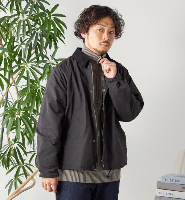 SHIPS any「【SHIPS any 別注】Bollington: ショート ハンティングジャケット」|ブルゾン・スタジャン|