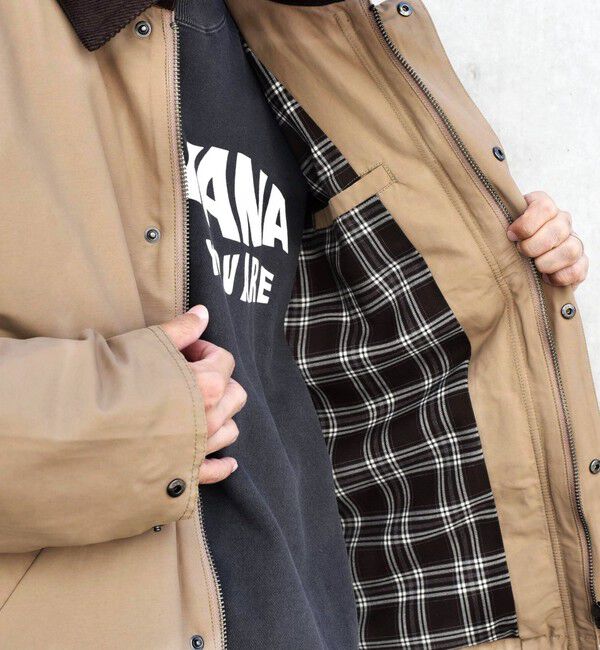 SHIPS any「【SHIPS any 別注】Bollington: ショート ハンティングジャケット」|ブルゾン・スタジャン|