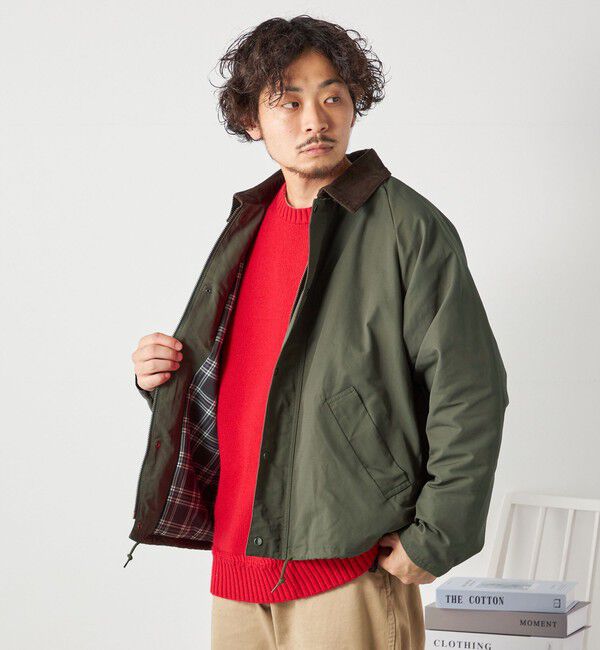 SHIPS any「【SHIPS any 別注】Bollington: ショート ハンティングジャケット」|ブルゾン・スタジャン|