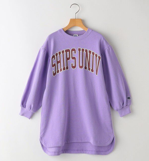 SHIPS KIDS「【SHIPS KIDS別注】RUSSELL ATHLETIC:140～150cm / ワンピース」|ワンピース|ラベンダー
