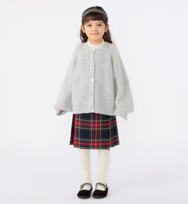 SHIPS KIDS「SHIPS KIDS:100～140cm / ＜手洗い可能＞ 5G 畔ニット カーディガン」|カーディガン|