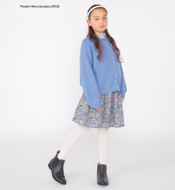 SHIPS KIDS「SHIPS KIDS:100～140cm / ＜手洗い可能＞ 5G 畔ニット カーディガン」|カーディガン|