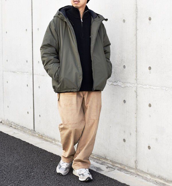 SHIPS any「SHIPS any: 〈撥水・防風等〉多機能 フード ダウン ブルゾン◇」|ダウン|