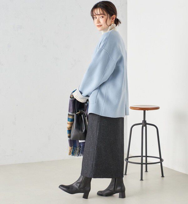 SHIPS for women「リサイクル ウール混 ポケット タイト スカート」|スカート|