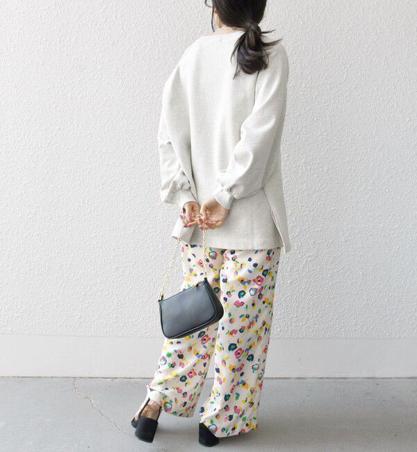 SHIPS any「SHIPS any:〈洗濯機可能〉SPRINTEX フラワー プリント ワイド イージー パンツ」|その他|