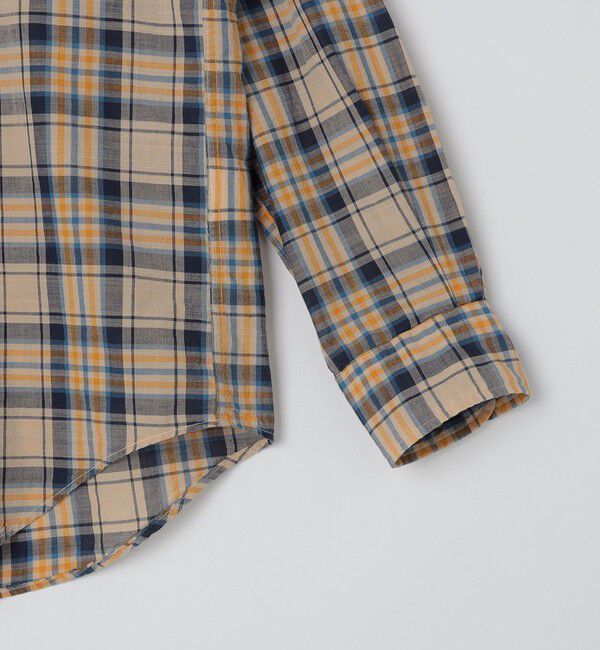 SHIPS「SHIPS: コットンリネン マドラスチェック ボタンダウン 長袖 シャツ」|シャツ・ブラウス|