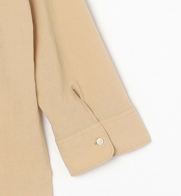 SHIPS any「SHIPS any: 〈洗濯機可能〉コットン  / リネン 7分袖 プルオーバーシャツ 24SS◇」|シャツ・ブラウス|