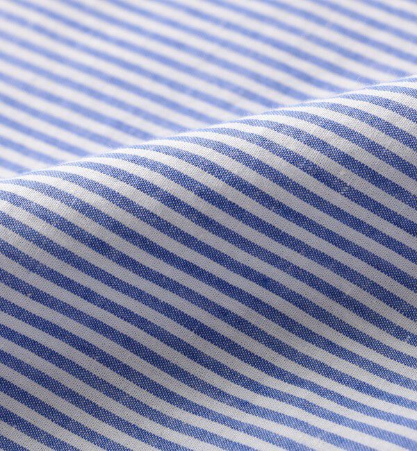 SHIPS any「SHIPS any: 〈洗濯機可能〉コットン  / リネン 7分袖 プルオーバーシャツ 24SS◇」|シャツ・ブラウス|