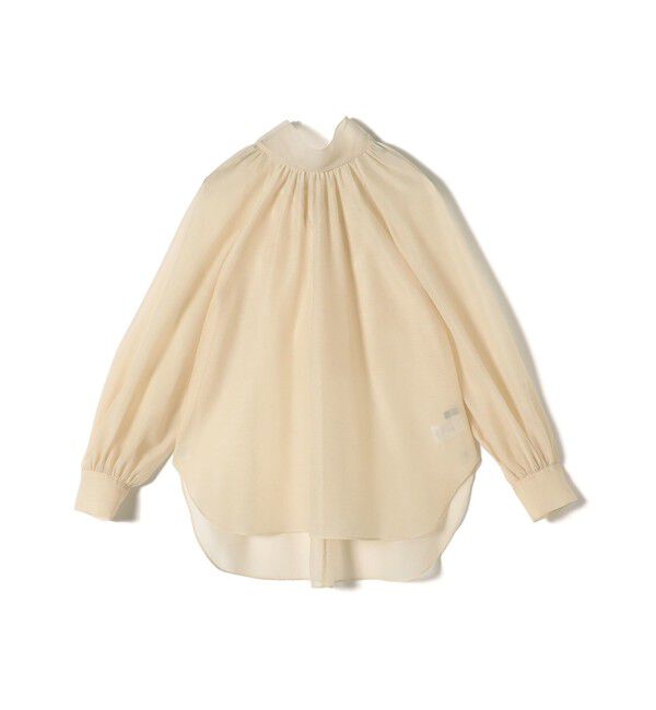 SHIPS for women「〈手洗い可能〉オーガンジー リボン ブラウス」|シャツ・ブラウス|