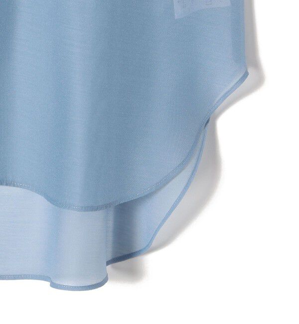 SHIPS for women「〈手洗い可能〉オーガンジー リボン ブラウス」|シャツ・ブラウス|