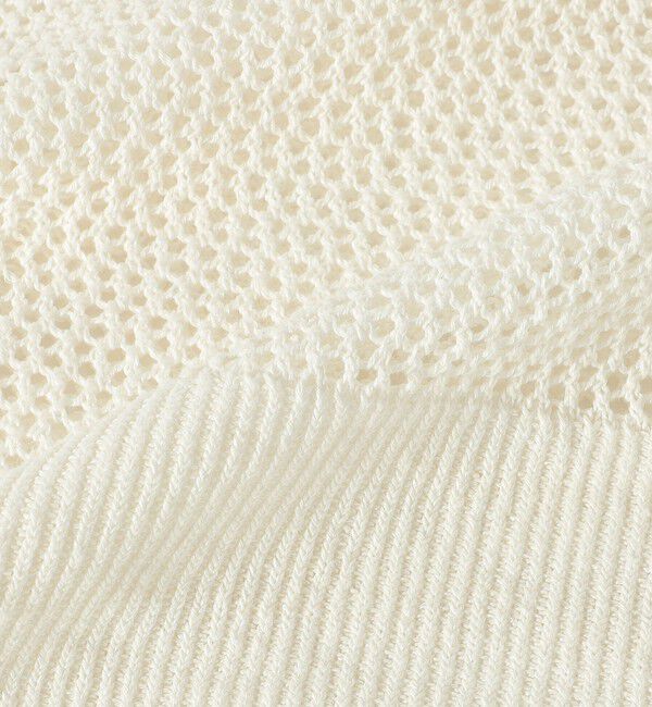 SHIPS for women「〈手洗い可能〉メッシュ ニット ◇」|ニット・セーター|