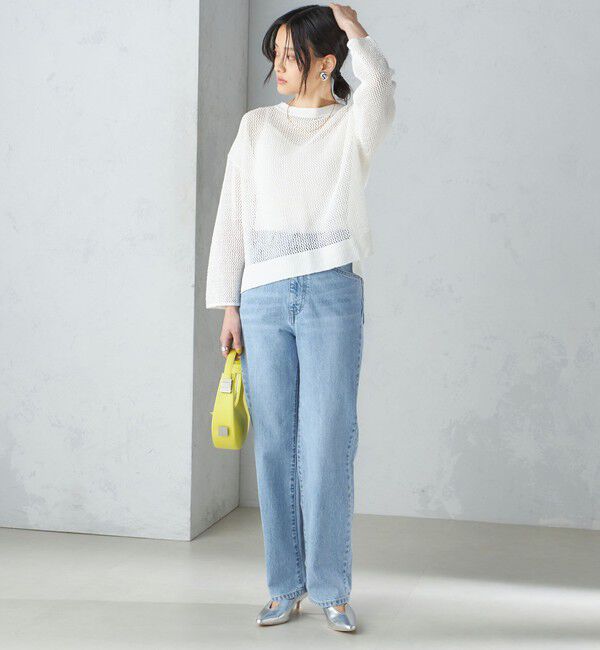 SHIPS for women「〈手洗い可能〉メッシュ ニット ◇」|ニット・セーター|