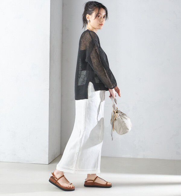SHIPS for women「〈手洗い可能〉メッシュ ニット ◇」|ニット・セーター|
