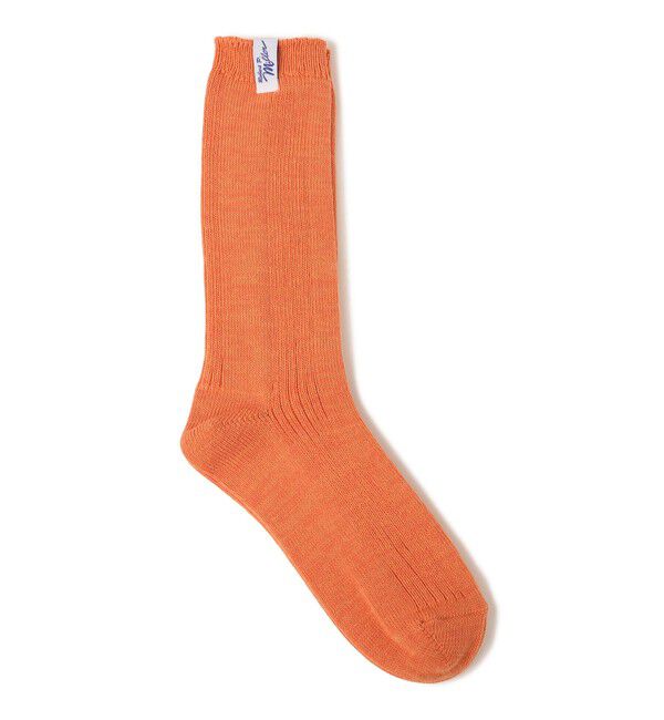 SHIPS any「miller: ソリッド ソックス」|ソックス|オレンジ