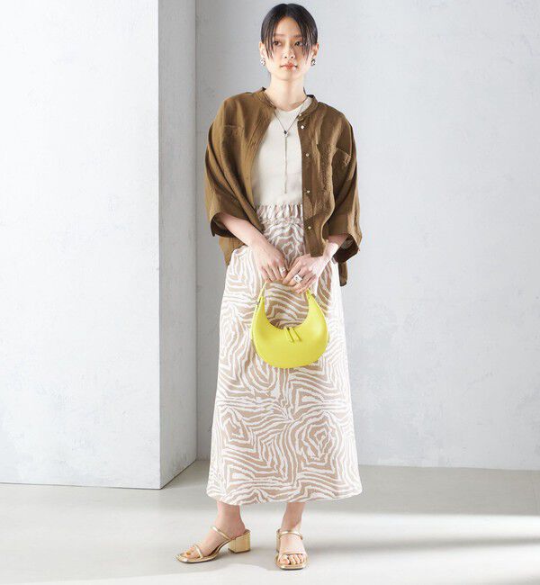 SHIPS for women「〈手洗い可能〉ゼブラ プリント マーメイド スカート ◇」|スカート|