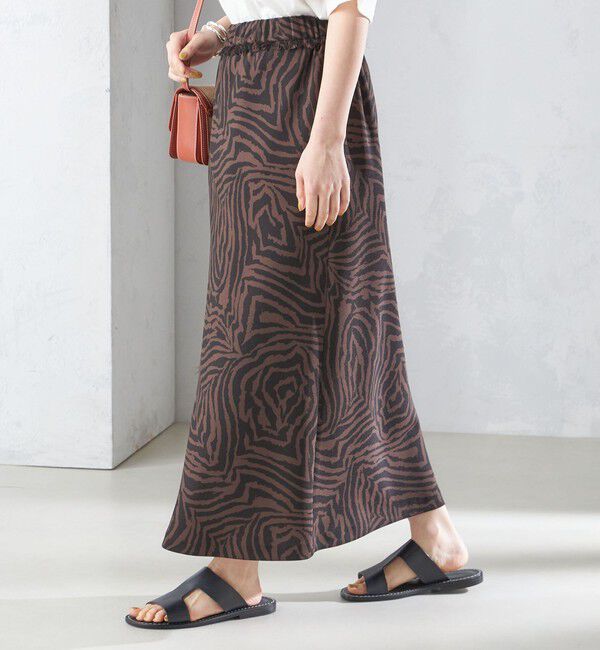 SHIPS for women「〈手洗い可能〉ゼブラ プリント マーメイド スカート ◇」|スカート|