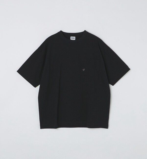 SHIPS「【WEB限定】SHIPS:〈汗染み防止加工〉ワンポイントロゴ ビッグシルエットヘビーウェイトTシャツ」|Tシャツ・カットソー|