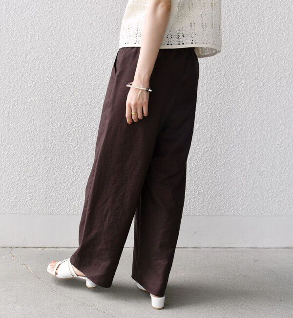 SHIPS for women「〈手洗い可能〉ツイル ドロスト パンツ」|その他|