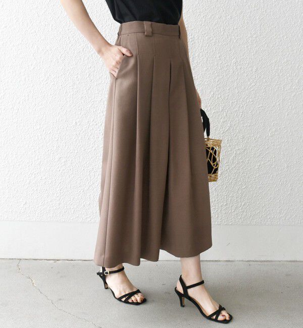 SHIPS any「SHIPS any:〈洗濯機可能〉オックス キュロット パンツ」|キュロット|