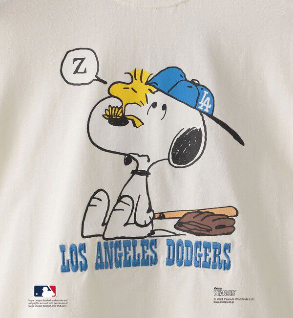 SHIPS KIDS「SHIPS KIDS:100～125cm / スヌーピー&times;MLB TEE」|Tシャツ・カットソー|