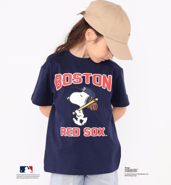 SHIPS KIDS「SHIPS KIDS:100～125cm / スヌーピー&times;MLB TEE」|Tシャツ・カットソー|