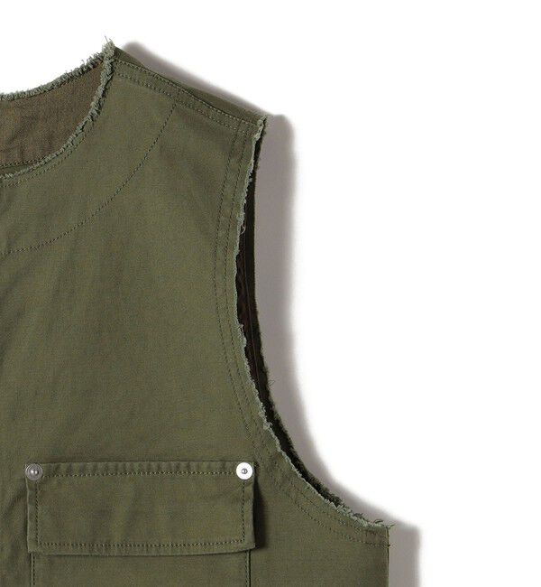 SHIPS for women「〈手洗い可能〉ミリタリー ショート ジレ」|ベスト・ジレ|