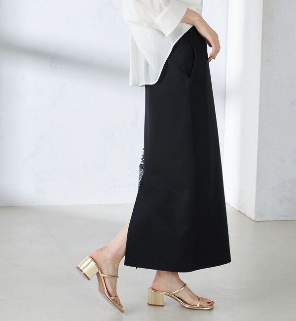 SHIPS for women「〈手洗い可能〉ダブルフェイス ベイカー ジャージ スカート」|スカート|