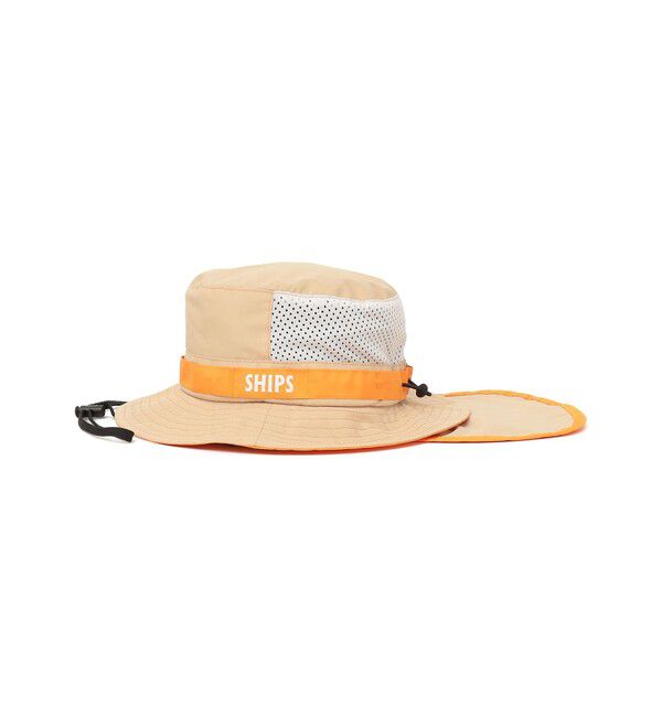 SHIPS KIDS「SHIPS KIDS:〈UVカット/撥水/吸水速乾〉サファリ ハット」|ハット|